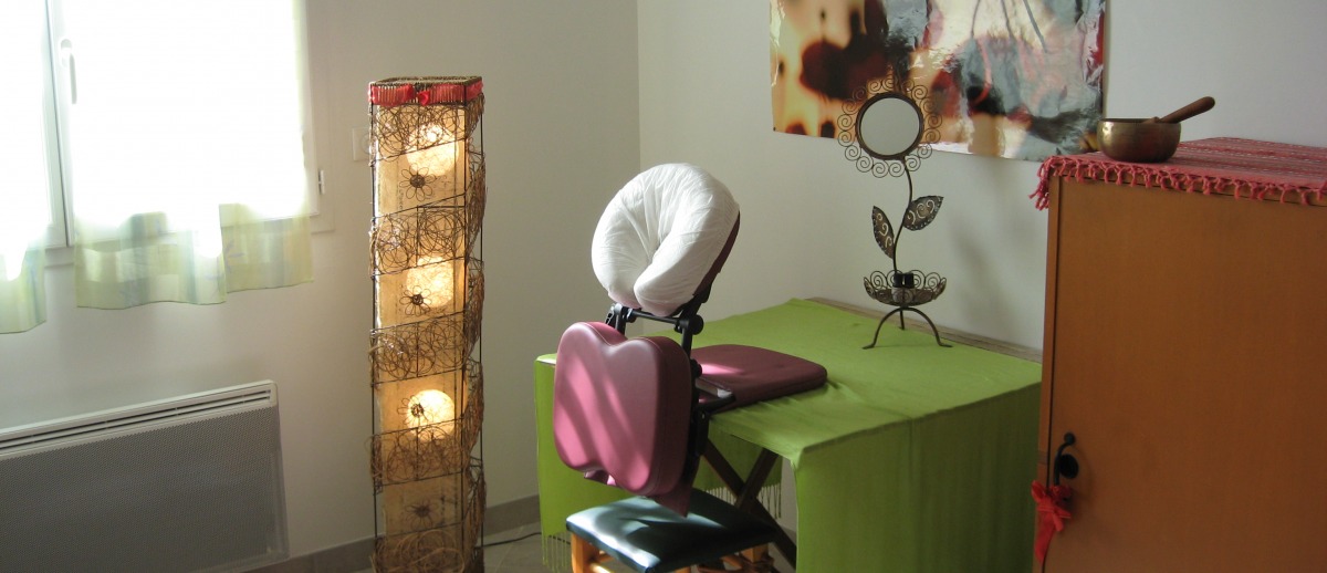 Un massage  votre domicile ou  mon cabinet