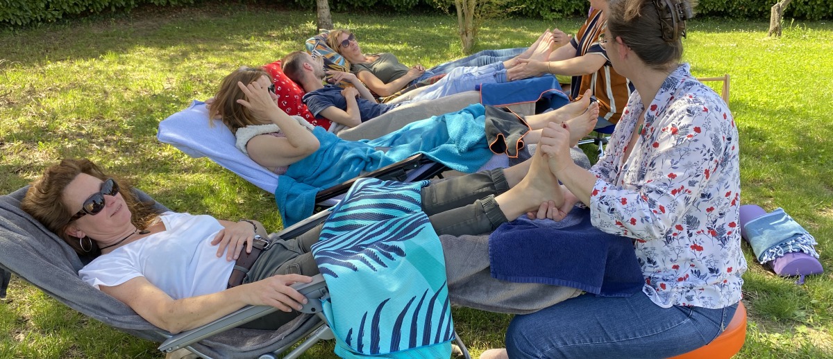 Formations aux soins par le toucher reflexologique